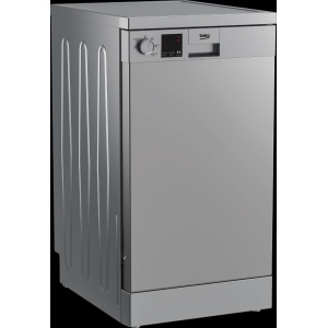 بيكو غسالة اطباق ديجيتال نصف تحميل 10 افراد 5 برامج 45 سم لون فضي DVS05020S