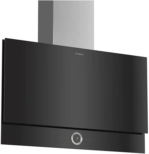 DWF97RU60 بوش شفاط مطبخ 90 سم ثلاث سرعات بقوة 717 متر مكعب/ ساعة زجاج أسود DWF97RU60