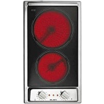 مسطح كهربائي سيراميك إلبا E30-050X، شعلتان - أسود، 30 سم