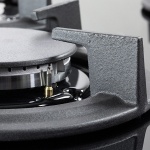 ⁦مسطح غاز زجاجي  إلبا، ٤ شعلات، حديد زهر، ٦٠ سم، E41-455BK⁩ - الصورة ⁦3⁩