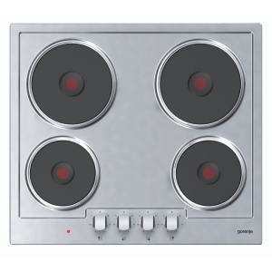 مسطح كهربائى جرونيا من الفولاذ المقاوم للصدأ مع 4 شعلات، 58 سم - استيل -E6N1AX