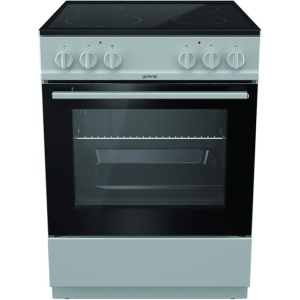 "بوتاجاز جرونيا الكهربائي القائم بذاته، ٤ شعلات، ٦٨ سم - رمادي - EC6111SG"