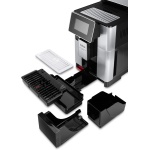 ⁦ديلونجي بريمادونا سول، ماكينة قهوة أوتوماتيكية بالكامل، إسبريسو وكابتشينو، ECAM610.75.mb، أسود وفضي (ضمان دولي)⁩ - الصورة ⁦7⁩