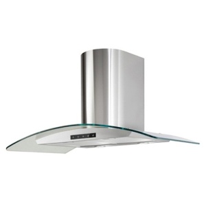 .البا شفاط فلات 90 سم، ستانلس ستيل مع زجاج، التحكم باللمس، 3 سرعات للتشغيل، اضاءه ليد، التحكم باللمس، فلاتر معدنيه لحجز الدهون من الابخره، فلاتر كربونيه لتنقيه الهواء من الروائح، قوه الشفط 850م3/ساعه