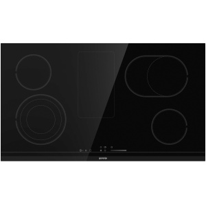 مسطح كهربائي جورنيا ، 90 سم، سيراميك زجاجي، 5 شعلات، تحكم باللمس، تحكم في درجة الغليان، الحفاظ على الدفء - ECS959BCSC