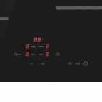 ⁦مسطح جرونيا ٦٠ سم، ٤ شعلات، سيراميك زجاجي، حواف ناعمة، تحكم باللمس، خاصية التحكم بالغليان، تمنع الغليان، خاصية StayWarm، FishZone-ECT693ORAB⁩ - الصورة ⁦3⁩