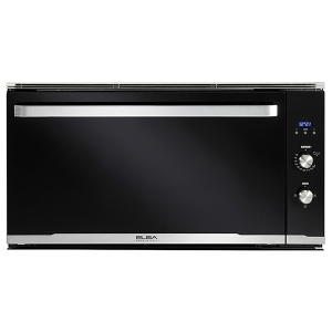 فرن غاز إلبا ٩٠ سم، لون ستانلس ستيل، ٥ وظائف، سعة ٨٣ لترًا، مفاتيح ستانلس ستيل لضبط الحرارة والوظائف، مؤقت إلكتروني باللمس، مروحة داخلية، مروحة تبريد - ELIO 910 G