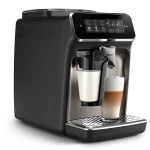 Philips 3300 Series Fully Automatic Coffee Machine - 6 Drinks, Modern Colour Touch Screen Display, LatteGo Milk System, SilentBrew, 100% Ceramic Grinder, AquaClean Filter, Black Chrome (EP3347/90) - Image 2