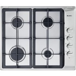 مسطح غاز البا بيلت ان، 60 سم، 4 شعلات، ستانلس ستيل، إيطاليا - ES65-450XD