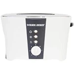 Black & Decker 2 Slice Cool Touch Toaster, White - ET122-B5-2 YEARS WARRANTY - Image 2