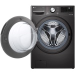 ⁦ال جي غسالة ملابس 15 كيلو 1100 لفة فولاذ  انفرتر أسود F0L9DYP2E⁩ - الصورة ⁦3⁩