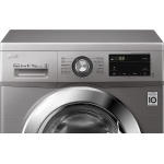 ⁦ال جي غسالة ملابس، 8 كيلو بالمجفف 5 كيلو  بلاتيني فضي - F4J3TMG5P⁩ - الصورة ⁦2⁩