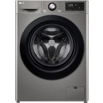 ال جي غسالة ملابس اوتوماتيك  فيفاتشي تحميل امامي، 8 كجم، فضي - F4R3TYG6P