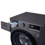 ⁦غسالة ملابس ال جى Vivace ديجيتال فول اوتوماتيك بتقنية الانفرتر، تحميل امامي، 10 كجم، اسود - F4Y3RYGYJV⁩ - الصورة ⁦7⁩