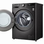 ⁦غسالة ملابس ال جى Vivace ديجيتال فول اوتوماتيك بتقنية الانفرتر، تحميل امامي، 11 كجم، اسود - F4Y9EWG2ZV⁩ - الصورة ⁦2⁩