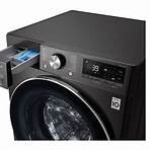 ⁦غسالة ملابس ال جى Vivace ديجيتال فول اوتوماتيك بتقنية الانفرتر، تحميل امامي، 11 كجم، اسود - F4Y9EWG2ZV⁩ - الصورة ⁦4⁩