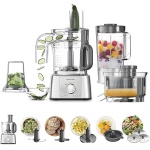 ⁦كينوود محضر طعام 1000 وات لون سيلفر FDP65.880SI⁩ - الصورة ⁦2⁩