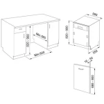 FRANKE  Built In Dishwasher 14 Place 60 cm Silver – FDW 614 D7P DOS D - Image 2