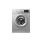 LG FH4G7TDY5 Front Load Steam Washing Machine with Inverter Direct Drive Motor, 8 Kg - Silver