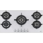 مسطح غاز فرانكي مدمج، ٥ شعلات، زجاج أسود - FHCR 905 4G TC HE BK C