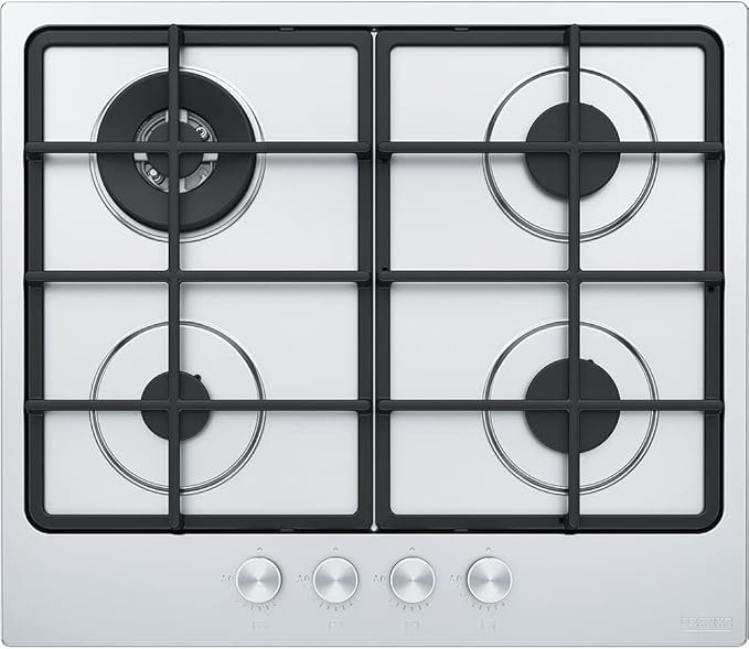 FHSM-604-3G-DC-XS-C مسطح غاز فرانكي مدمج 4 شعلات من الفولاذ المقاوم للصدأ باللون الفضي - FHSM 604 3G DC XS C