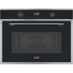 فرن ميكروويف مدمج  فرانكي، سعة 40 لترًا، مصنوع من الفولاذ المقاوم للصدأ والزجاج الأسود - FMA 45 MW XS