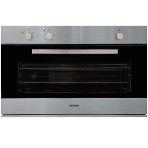 فرن غاز مدمج من فرانكي، 90 سم، شواية غاز من الفولاذ المقاوم للصدأ - FMXO 52 G XS