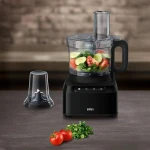 Braun PureEase Food Processor, 800 Watts, Black  – FP3132BK - Image 4