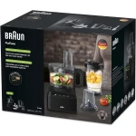 Braun PureEase Food Processor, 800 Watts, Black  – FP3132BK - Image 6