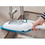 ⁦بلاك + ديكر  ممسحة للتنظيف بالبخار ، 1300 واط ، ابيض / ازرق - FSM13E1⁩ - الصورة ⁦3⁩