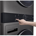 ⁦ال جي غسالة ملابس تاور ووش 21 كيلو بمجفف 16 كيلو  FWT2116BS⁩ - الصورة ⁦3⁩