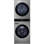ال جي غسالة ملابس تاور ووش 21 كيلو بمجفف 16 كيلو سلفر  FWT2116SS