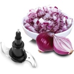 ⁦محضر الطعام من بلاك اند ديكر - 880 فضي / اسود FX1050 واط طعام 4 في 1 بقدرة خلاط ومطحنة وصانع عجين مع 31 وظيفة فضي/اسود - FX1050-B5 ضمان دولي⁩ - الصورة ⁦5⁩