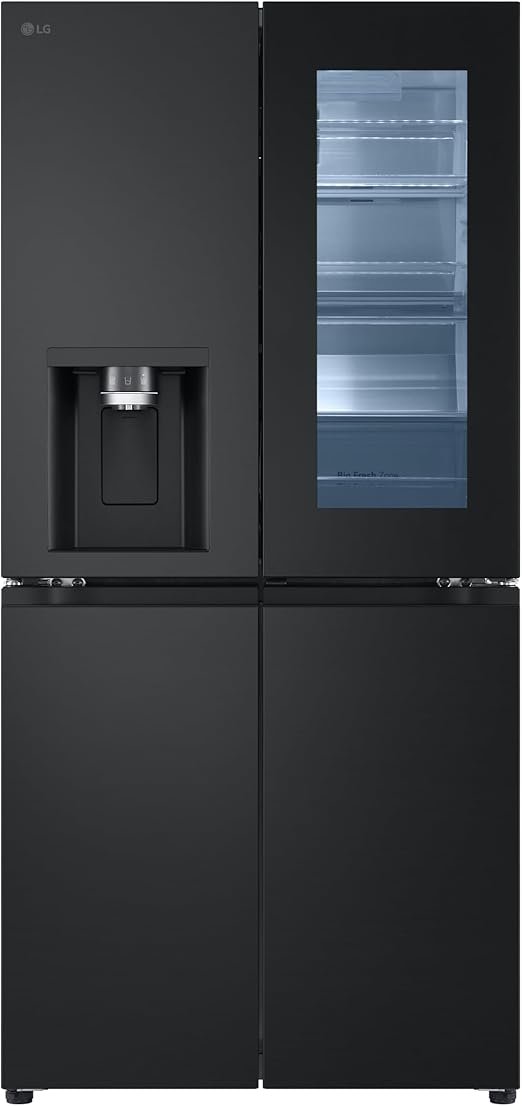 GC-X22FFQRB ثلاجة إل جي إنستافيو، بتقنية الانفرتر، 4 أبواب، سعة 508 لترات - GC-X22FFQRB