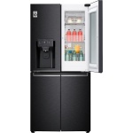 ⁦ثلاجه ال جى 4 باب ديجيتال انفرتر بمبرد مياه، نو فروست، اسود - GC-X22FTQEL⁩ - الصورة ⁦2⁩