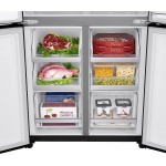 ⁦ثلاجه ال جى 4 باب ديجيتال انفرتر بمبرد مياه، نو فروست، اسود - GC-X22FTQEL⁩ - الصورة ⁦5⁩