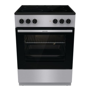 بوتجاز جرونيا الكهربائي، ٤ شعلات، رمادي معدني - GEC6A11SG