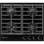 مسطح جرونيا غاز - 4 شعلة أسود، 60 سم - GKTG6SY2B