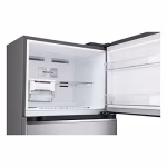 ⁦ثلاجة إل جي، سعة ٤٦١ لترًا، مزودة بخاصية التبريد الرقمي، لون فضي - GN-B602PFBQ⁩ - الصورة ⁦4⁩