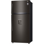 ⁦ثلاجه ال جى نوفروست، 500 لتر، بموتور انفرتر ، اسود - GN-F722HXHL⁩ - الصورة ⁦2⁩