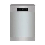 غسالة أطباق جورينيه قائمة بذاتها - ١٦ مكانًا - فتح باب أوتوماتيكي - أيونتيك، باور درايف عاكس - فضي - GS693C60XUVAD