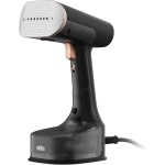 براون كويك ستايل 7 GS7077BK، مكواة بخار عمودية مزودة بلوح تسخين مزدوج FreeGlide 3D، تسخين سريع، بخار 35 غ/دقيقة، سعة 250 مل، كابل بطول 3 أمتار، 1600 واط، لون أسود