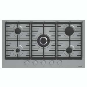 مسطح غاز جرونيا ، ٩٠ سم، ستانلس ستيل، ٥ شعلات - GW951UX