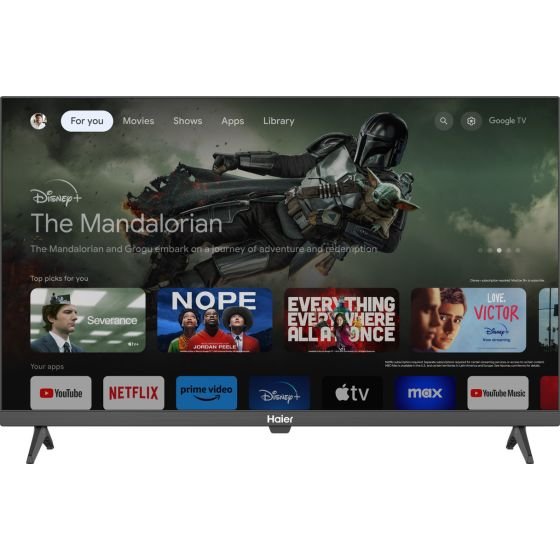 H32K80E تليفزيون سمارت LED هاير 32 بوصة بدقة HD مع ريسيفر داخلي - H32K80E