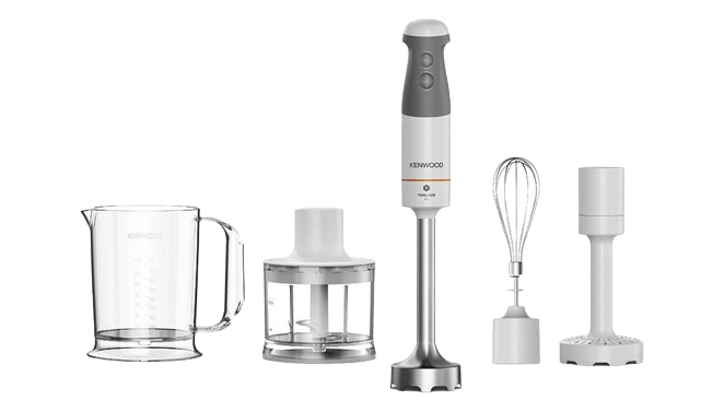 HBM40.306WH خلاط يدوى كينوود تريبلاد XL، 850 وات، ابيض - HBM40.306WH