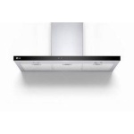 شفاط إل جي مدمج على شكل حرف T، تحكم باللمس، 90 سم، فضي - HC7Z3625S