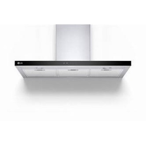 شفاط إل جي مدمج على شكل حرف T، تحكم باللمس، 90 سم، فضي - HC7Z3625S