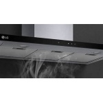 ⁦شفاط إل جي مدمج على شكل حرف T، تحكم باللمس، 90 سم، فضي - HC7Z3625S⁩ - الصورة ⁦5⁩