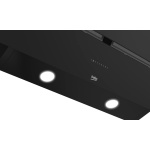 ⁦بيكو شفاط بوتجاز حائطى زجاج اسود 90 سم - HCA92640BHE⁩ - الصورة ⁦4⁩