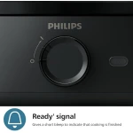 Philips Egg Cooker 3000 Series - 400W, 6 Eggs Capacity, Cooking Levels, Poached Accessory, Ready Signal, Black - HD9137/91 - Image 5